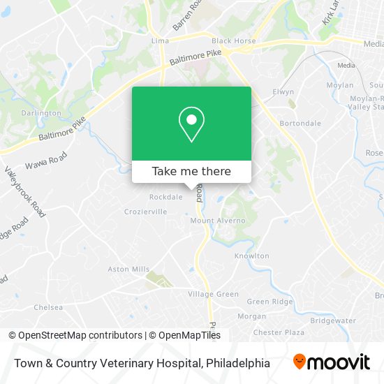 Town & Country Veterinary Hospital map