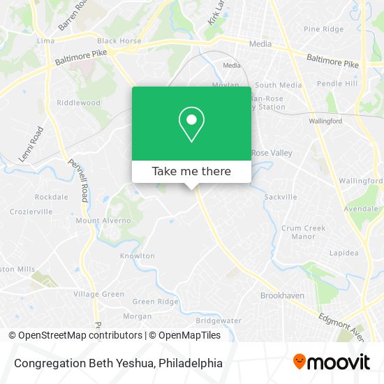 Congregation Beth Yeshua map