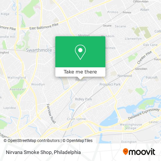 Nirvana Smoke Shop map