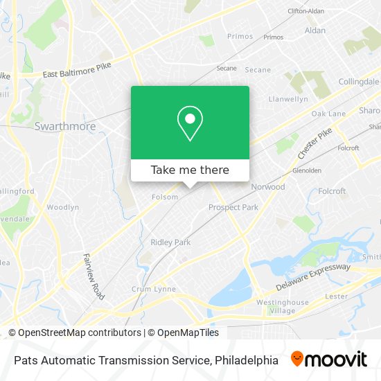 Mapa de Pats Automatic Transmission Service