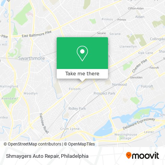 Shmaygers Auto Repair map