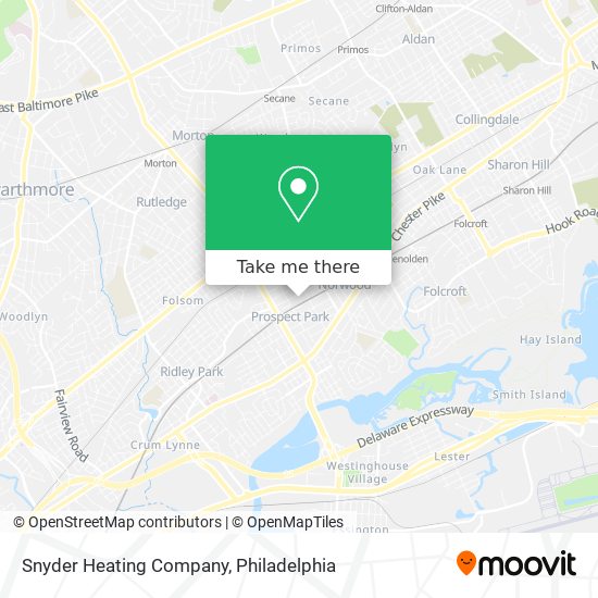 Snyder Heating Company map