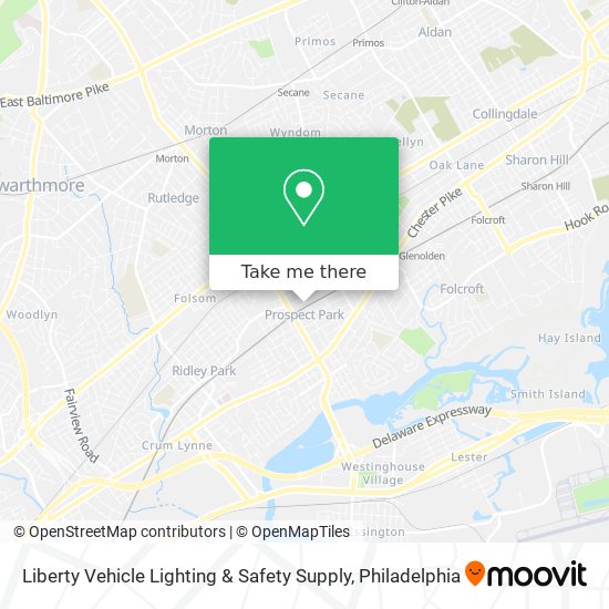 Liberty Vehicle Lighting & Safety Supply map
