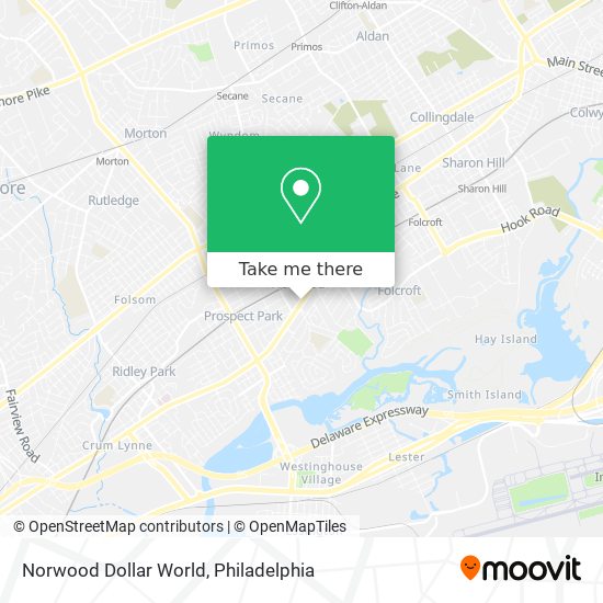 Mapa de Norwood Dollar World