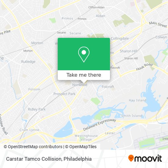 Carstar Tamco Collision map