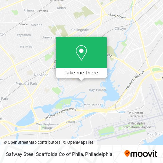 Mapa de Safway Steel Scaffolds Co of Phila