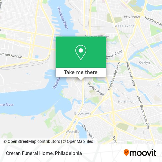 Creran Funeral Home map