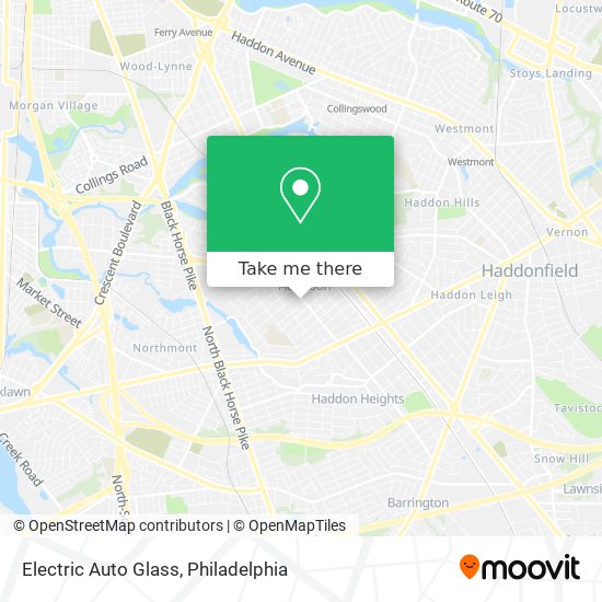 Mapa de Electric Auto Glass