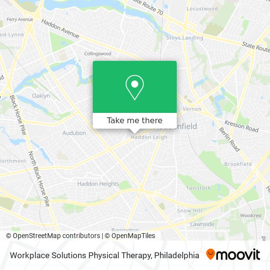 Mapa de Workplace Solutions Physical Therapy