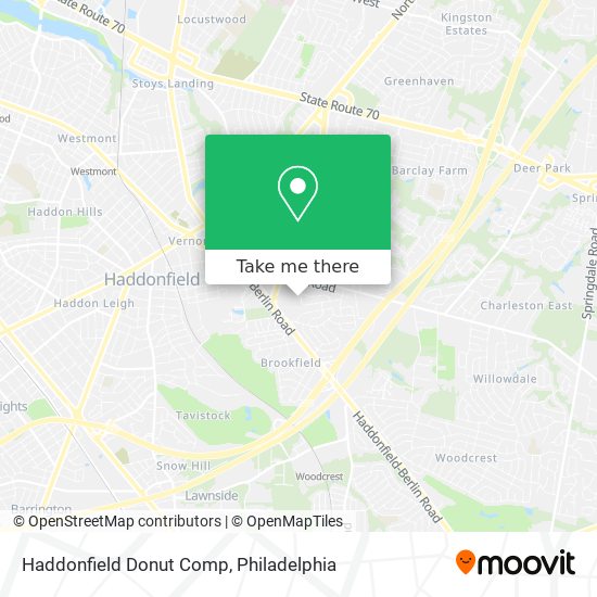 Mapa de Haddonfield Donut Comp