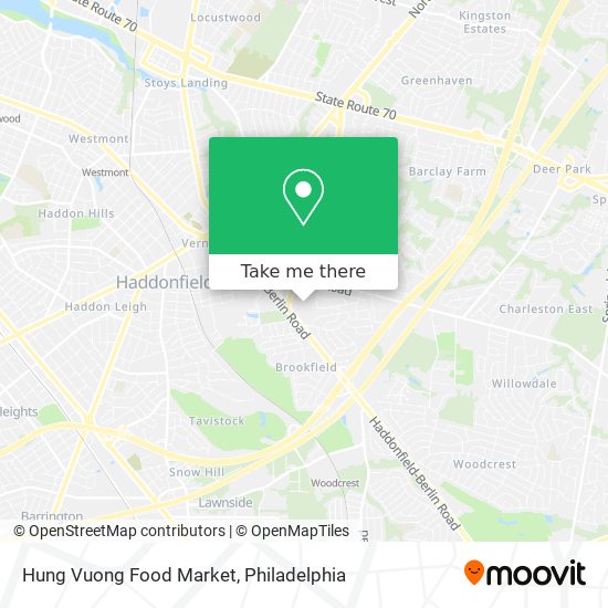 Hung Vuong Food Market map