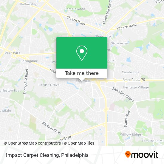 Impact Carpet Cleaning map