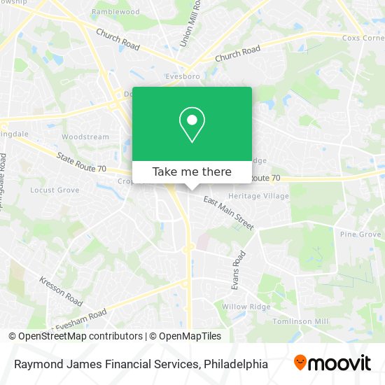 Raymond James Financial Services map