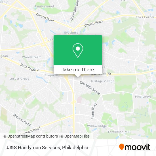 JJ&S Handyman Services map