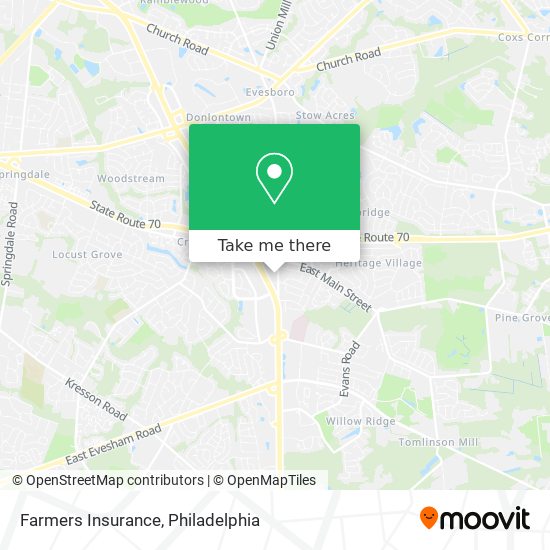 Farmers Insurance map