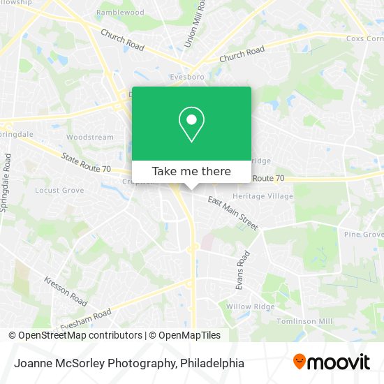 Joanne McSorley Photography map