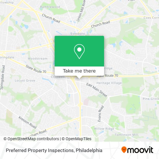 Mapa de Preferred Property Inspections