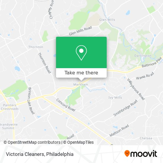 Victoria Cleaners map