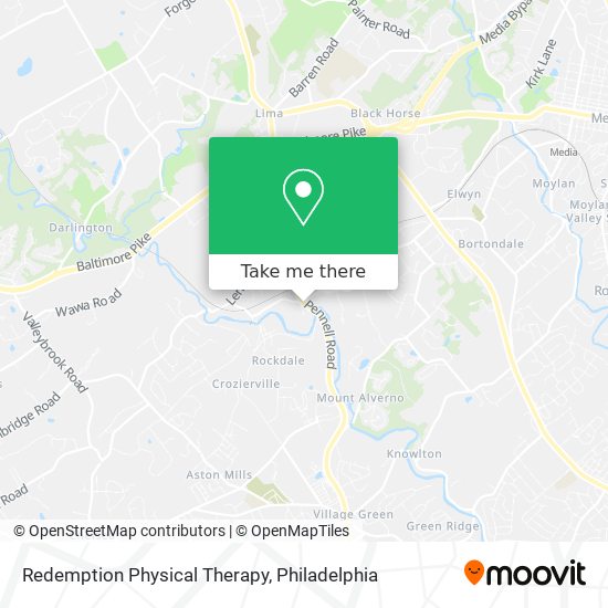 Mapa de Redemption Physical Therapy