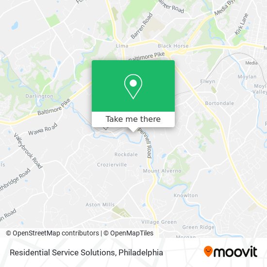 Residential Service Solutions map