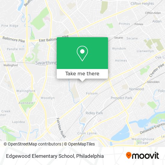 Edgewood Elementary School map