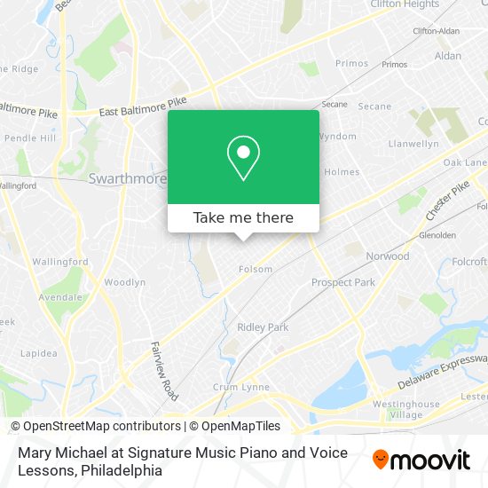 Mary Michael at Signature Music Piano and Voice Lessons map