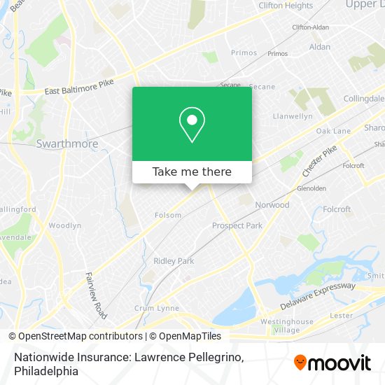 Nationwide Insurance: Lawrence Pellegrino map