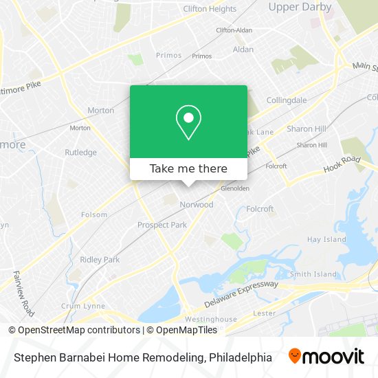 Stephen Barnabei Home Remodeling map