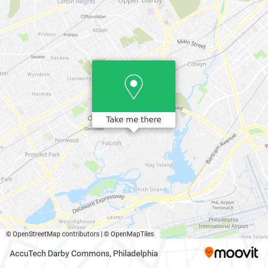 AccuTech Darby Commons map