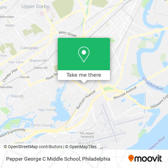 Pepper George C Middle School map