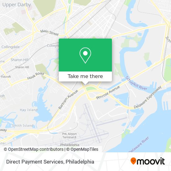 Direct Payment Services map