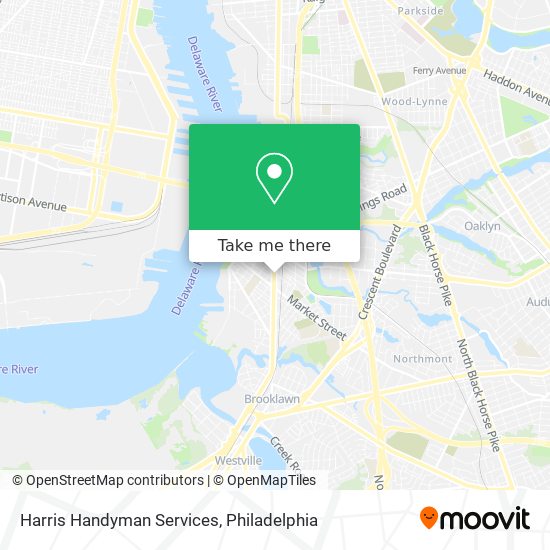 Harris Handyman Services map