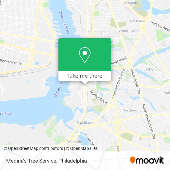 Medina's Tree Service map