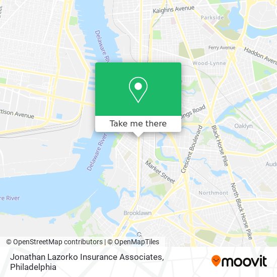 Mapa de Jonathan Lazorko Insurance Associates