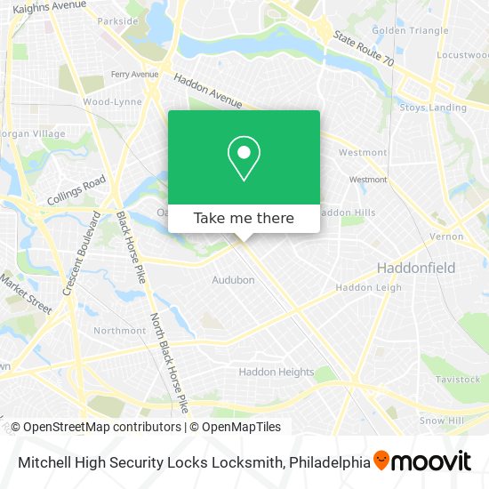 Mapa de Mitchell High Security Locks Locksmith