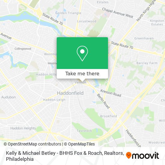 Kelly & Michael Betley - BHHS Fox & Roach, Realtors map