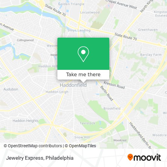 Mapa de Jewelry Express
