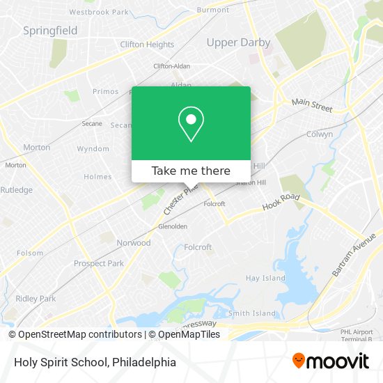Holy Spirit School map