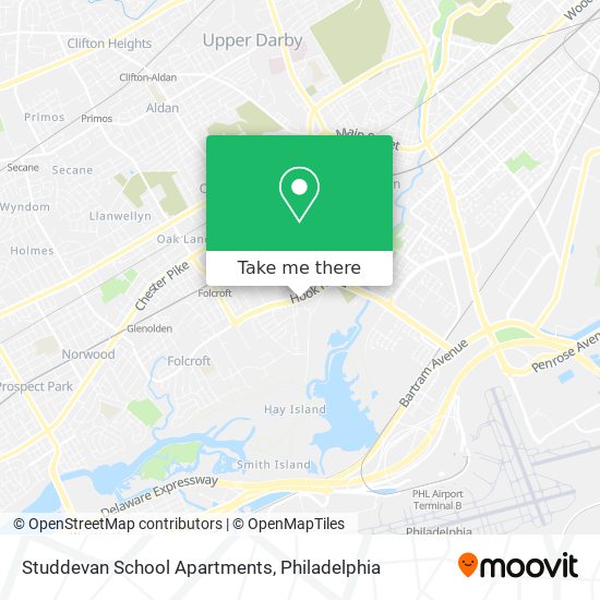 Mapa de Studdevan School Apartments