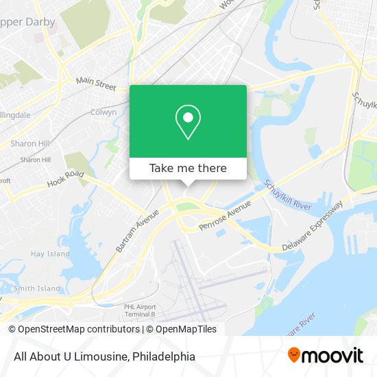All About U Limousine map