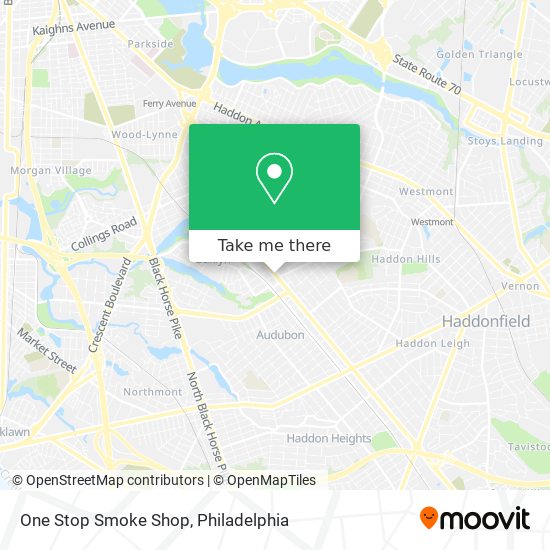 Mapa de One Stop Smoke Shop