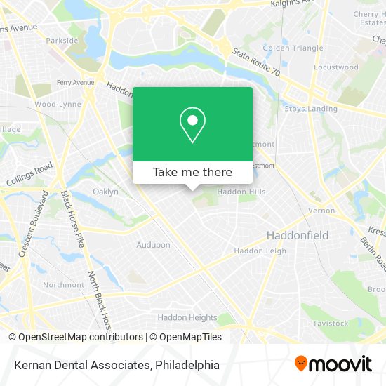 Mapa de Kernan Dental Associates