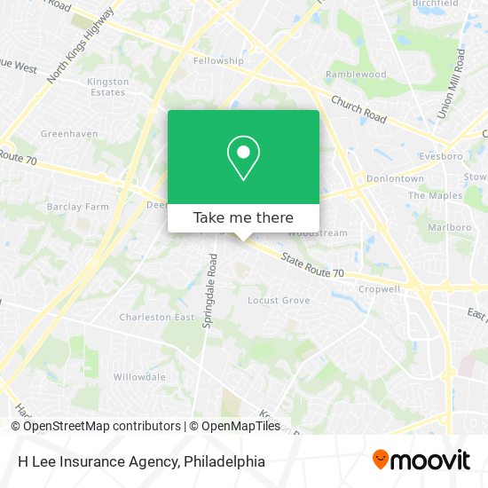 Mapa de H Lee Insurance Agency