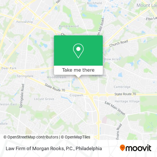 Law Firm of Morgan Rooks, P.C. map