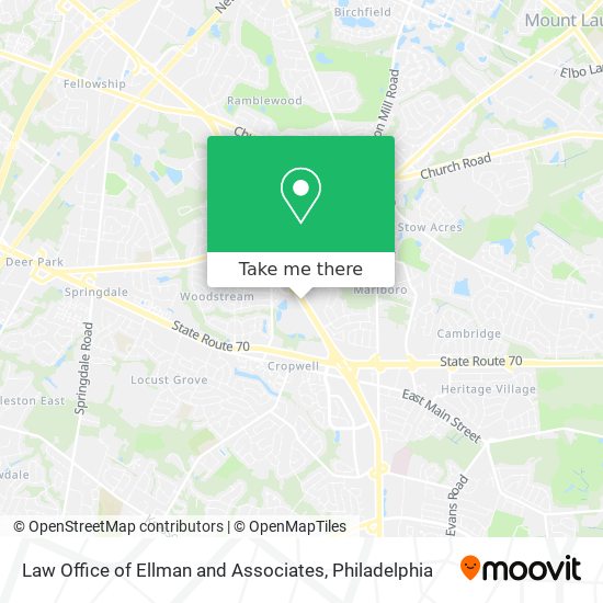 Law Office of Ellman and Associates map