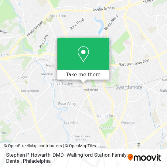 Mapa de Stephen P Howarth, DMD- Wallingford Station Family Dental