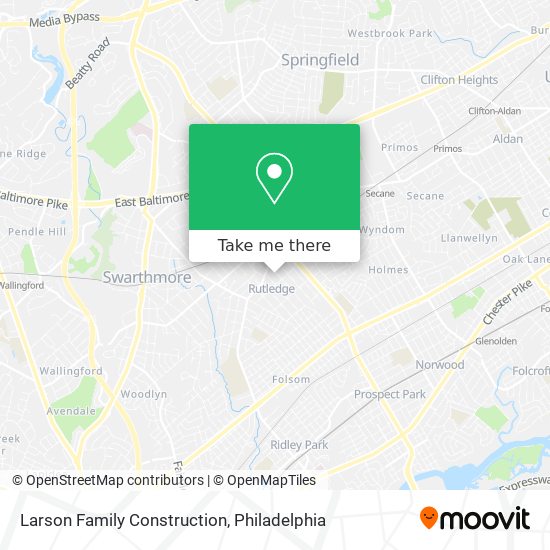 Larson Family Construction map