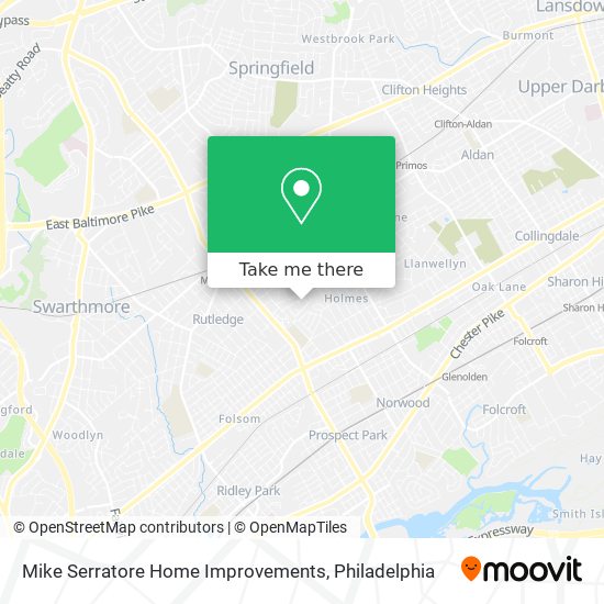 Mike Serratore Home Improvements map