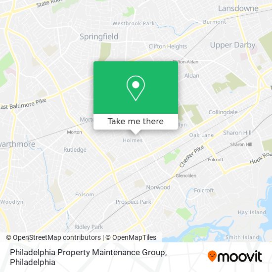 Philadelphia Property Maintenance Group map