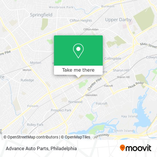 Mapa de Advance Auto Parts